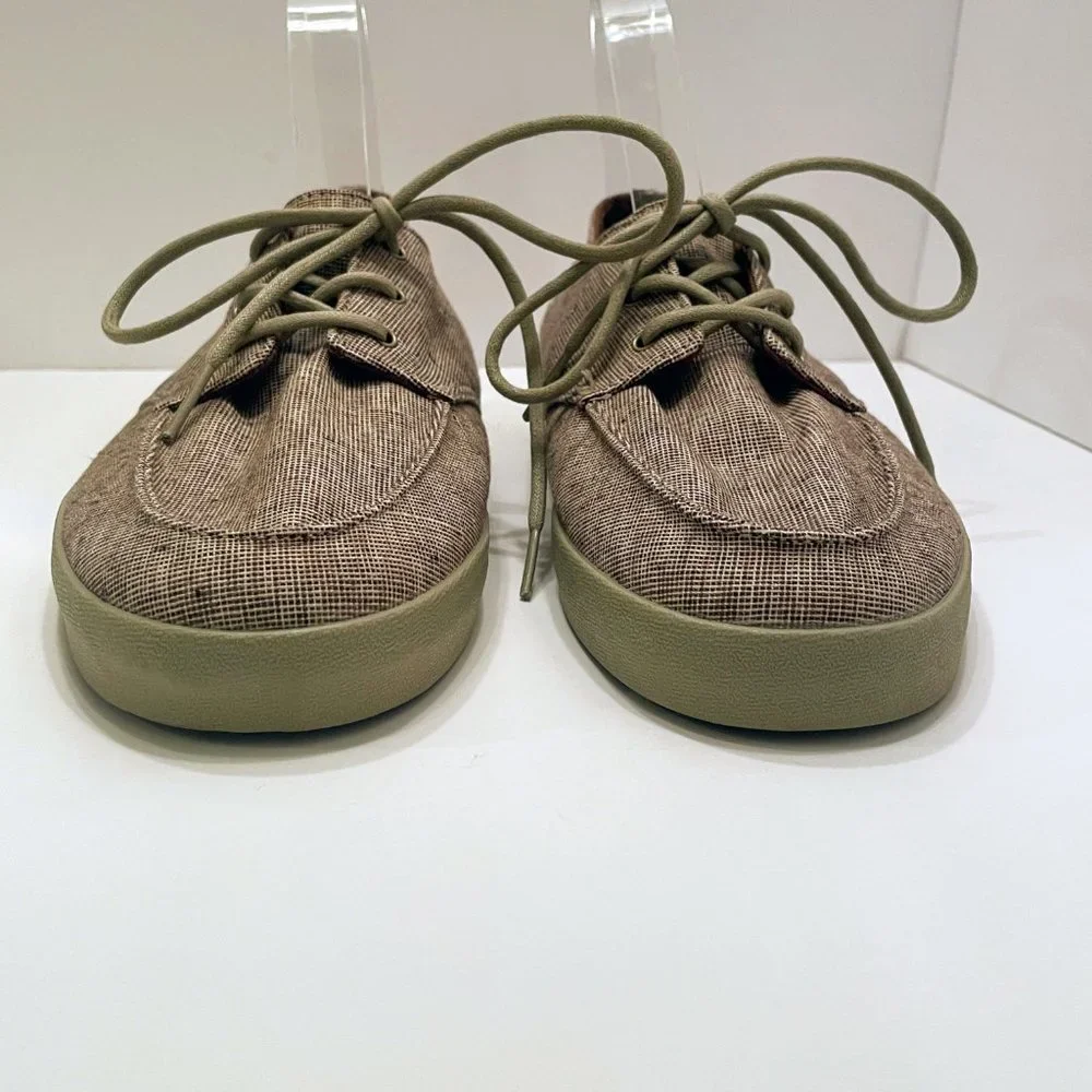 Reef Deck Hand 2 TX Style# RF003342 Brown/Cream Lace Up Sneaker Shoes Size: 8